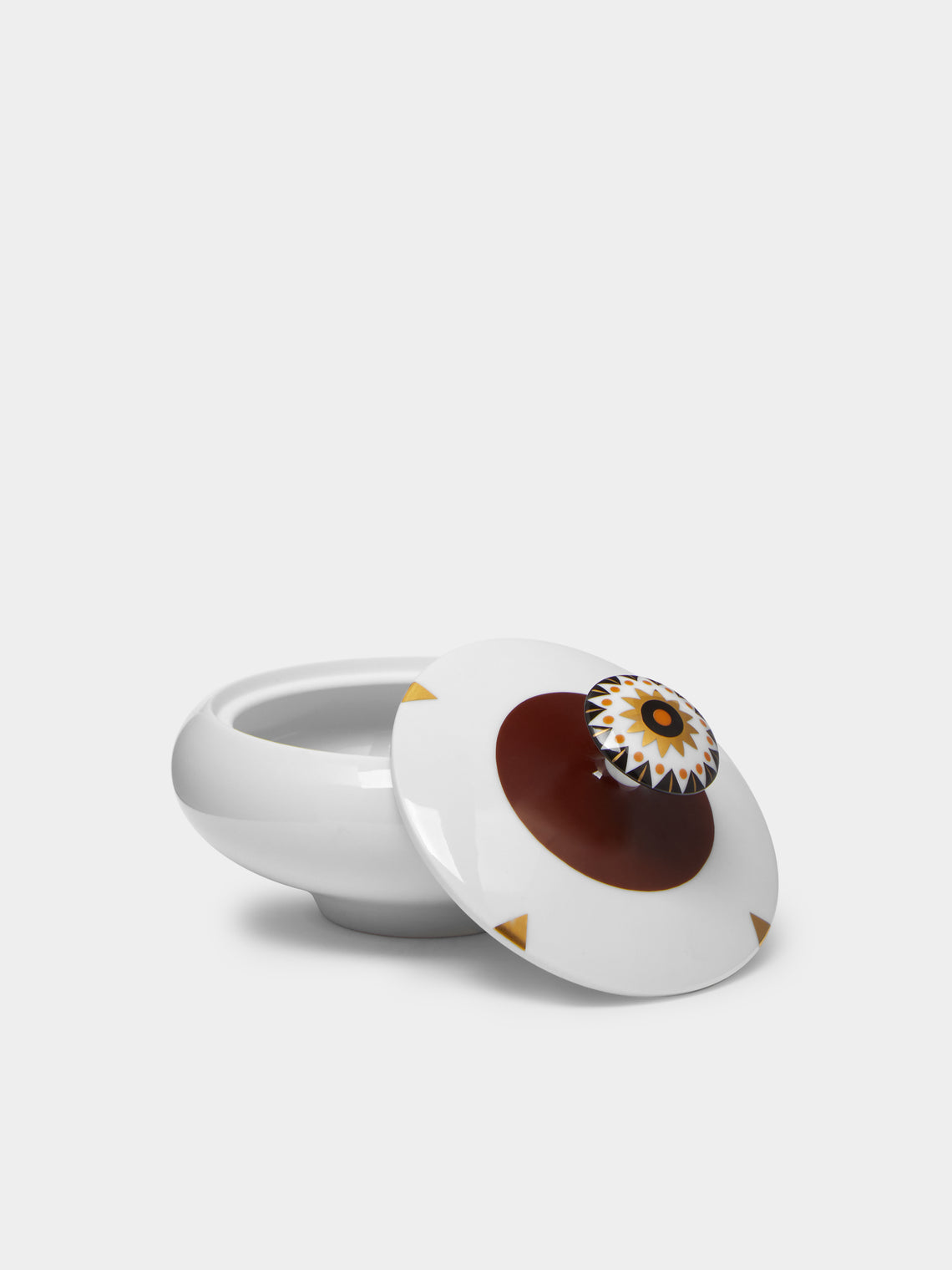 Augarten - Ena Rottenberg Hand-Painted Porcelain Sugar Bowl -  - ABASK