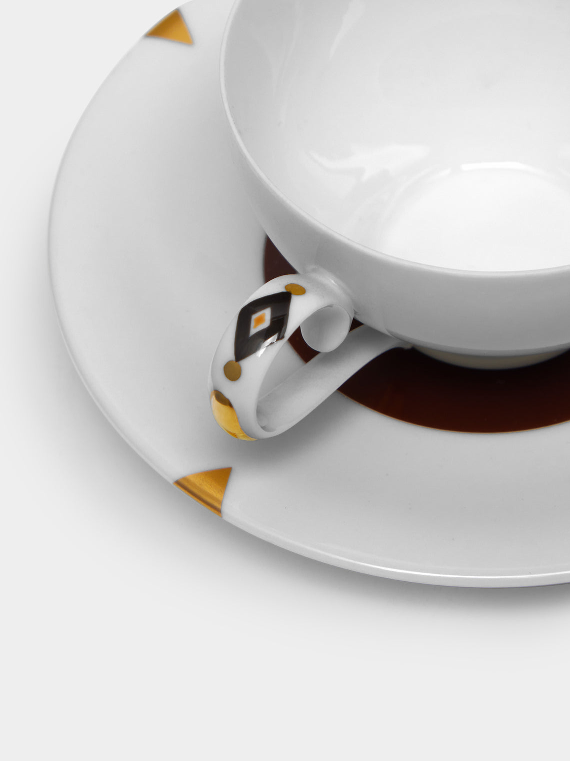 Augarten - Ena Rottenberg Hand-Painted Porcelain Coffee Cup and Saucer -  - ABASK