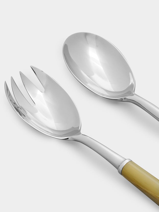 Alain Saint-Joanis - Marbled Resin Salad Servers -  - ABASK