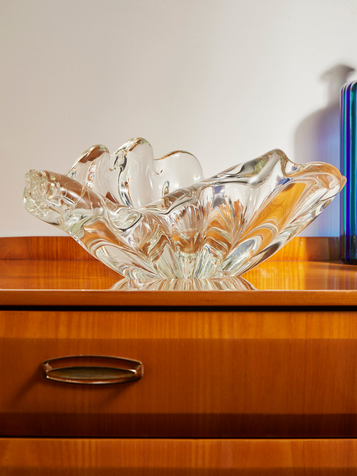 Antique and Vintage - Mid-Century Shell Murano Glass Fruit Bowl -  - ABASK