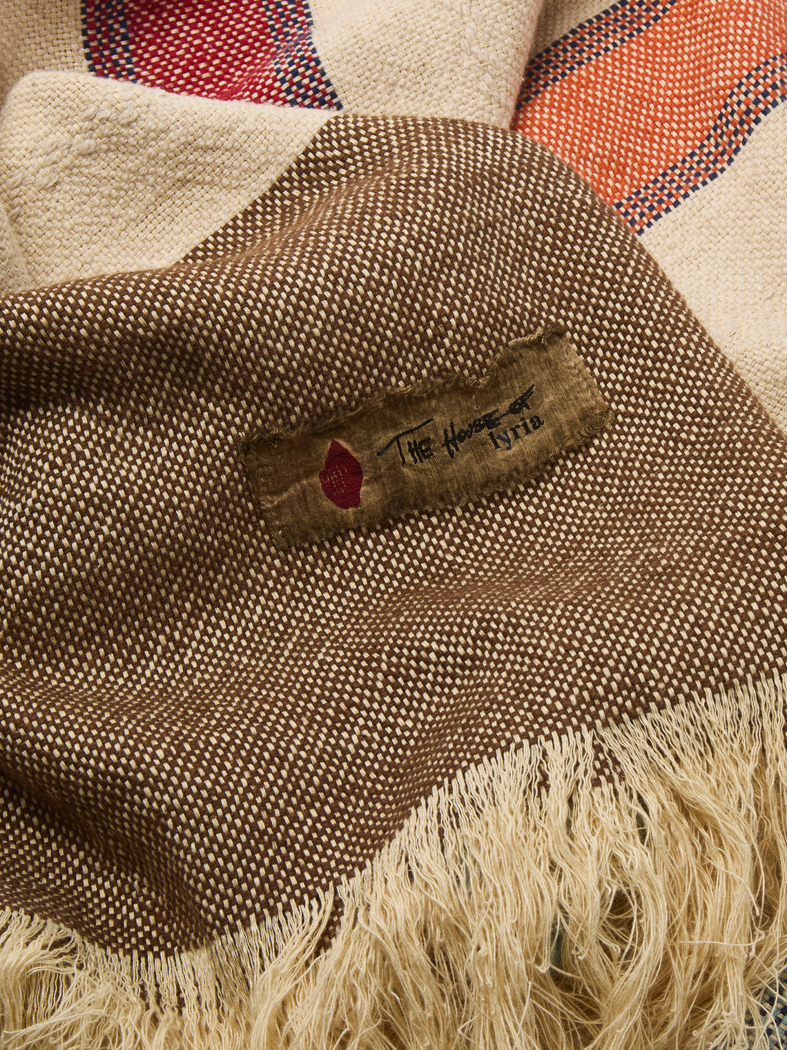 The House of Lyria - Forestiere Handwoven Linen and Cotton Throw (75in/1.9m) - Brown - ABASK