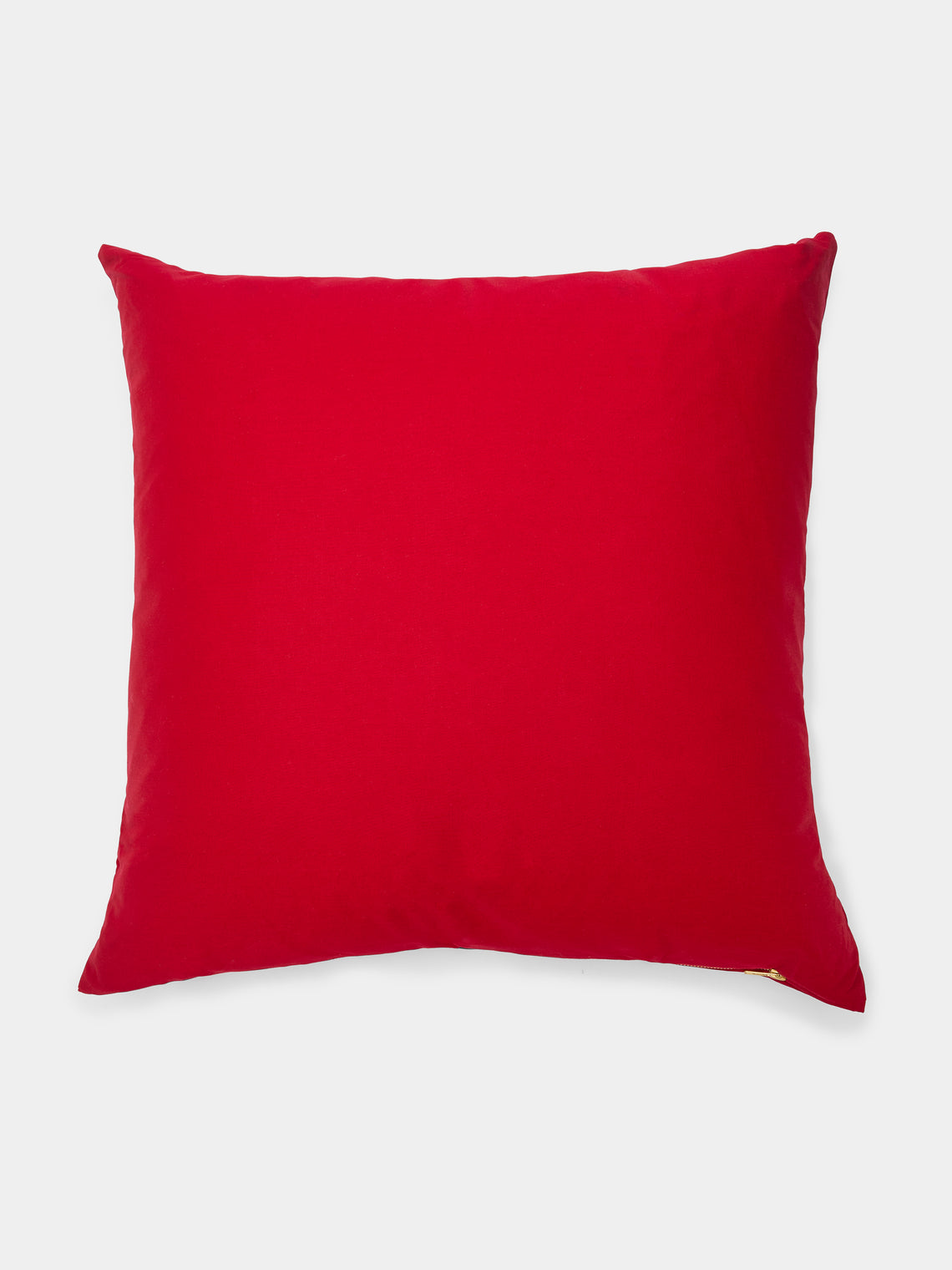 Kate Owen - Red Star Patchwork Cotton Cushion -  - ABASK
