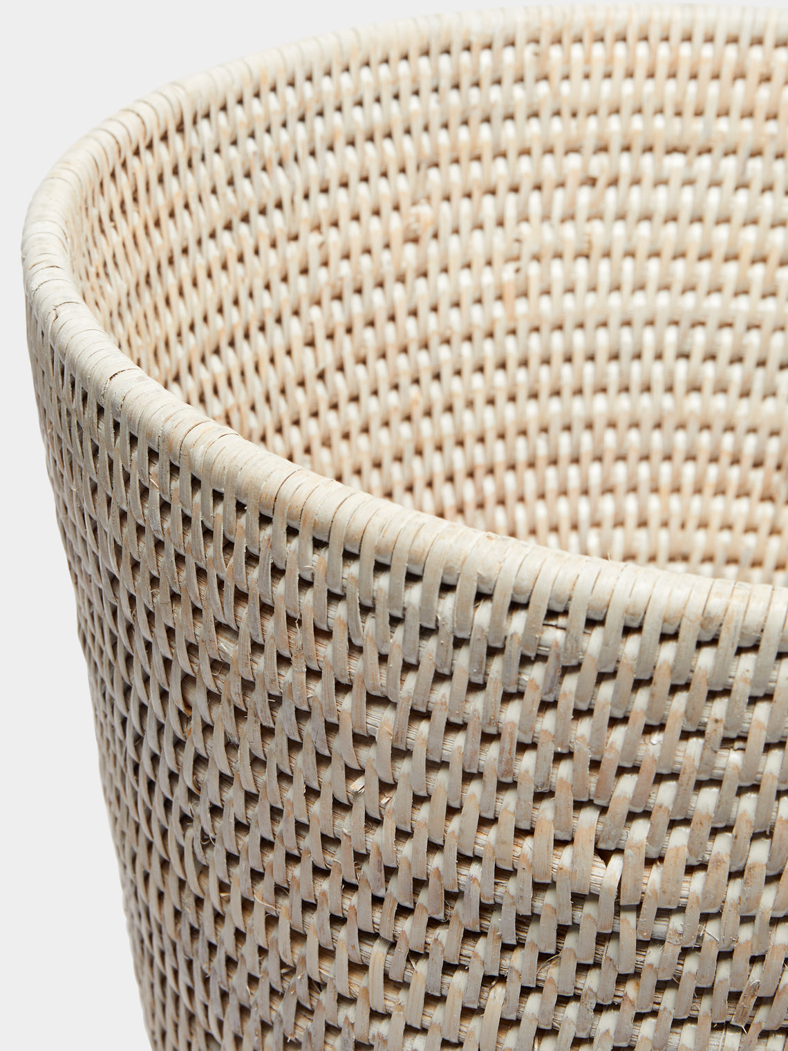 Decor Walther - Handwoven Rattan Wastepaper Bin -  - ABASK