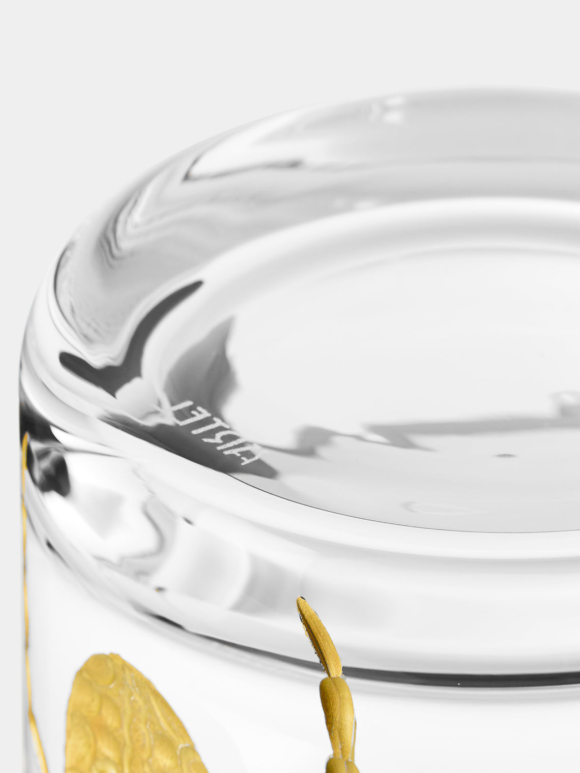 Artel - Cabinet of Curiosities Hand-Engraved Gilded Crystal Double Old Fashioned Tumbler - Gold - ABASK