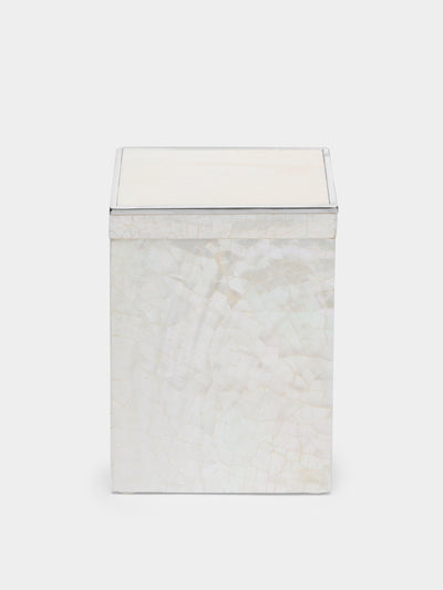 Objet Luxe - Sienna Mother-of-Pearl Tall Square Box -  - ABASK - 