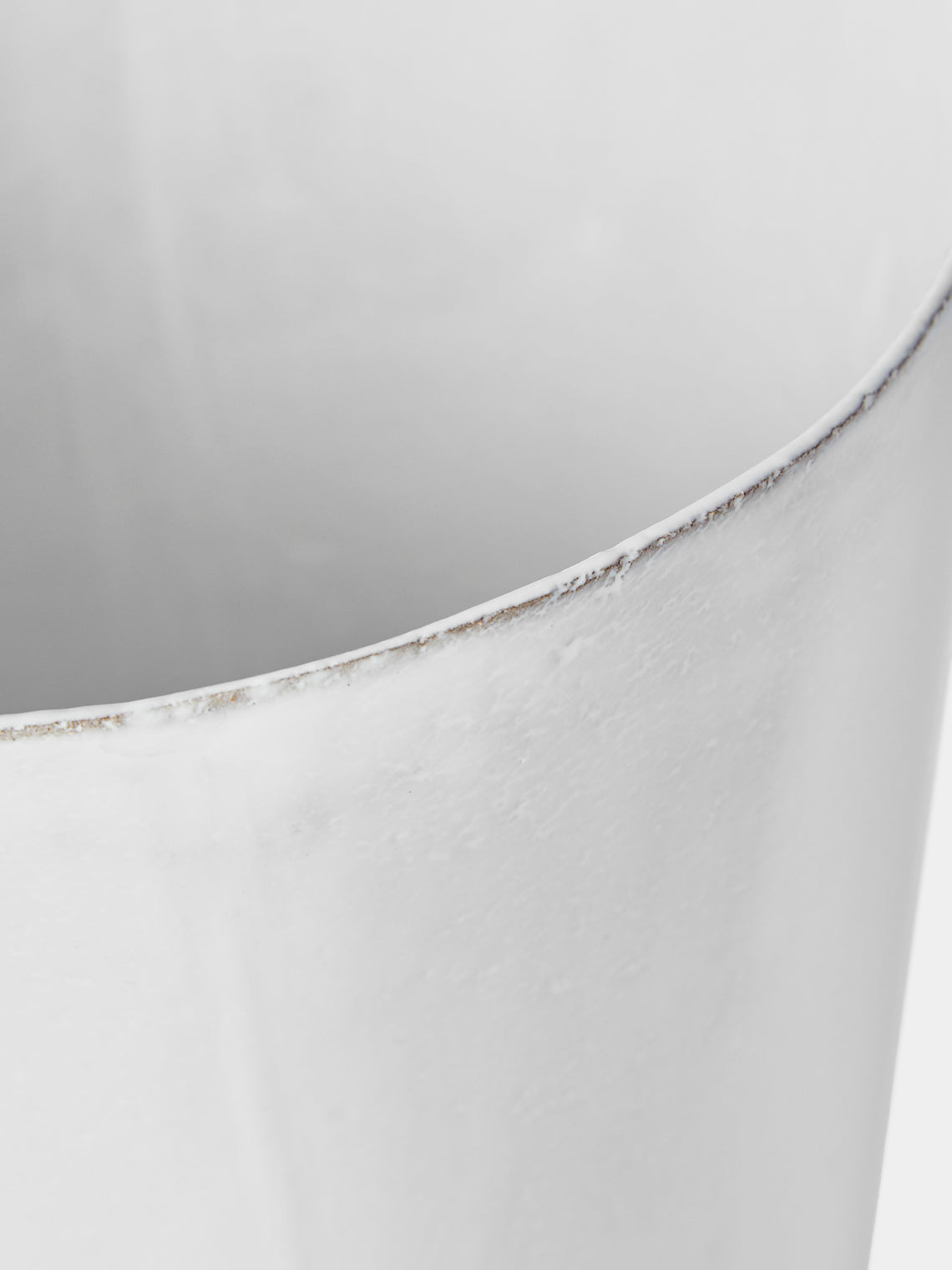 Astier de Villatte - Hand-Glazed Ceramic Vase - White - ABASK