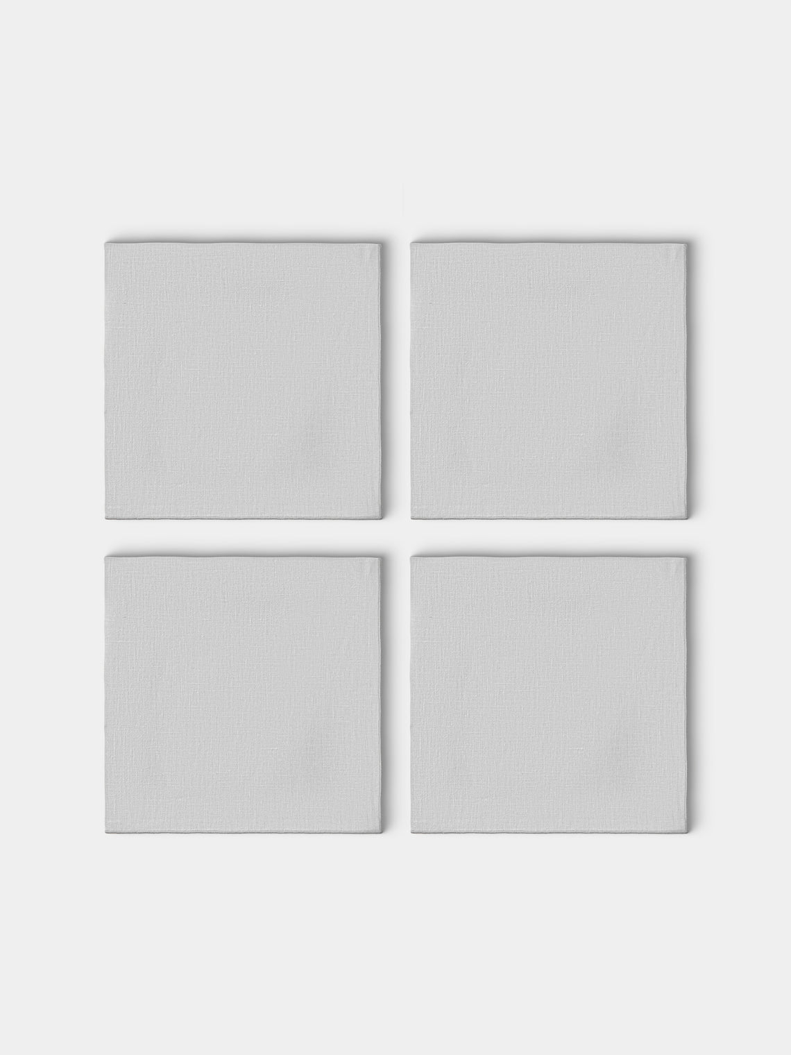Borgo delle Tovaglie - Filo Linen Extra Large Napkins (Set of 4) - Gray - ABASK - 