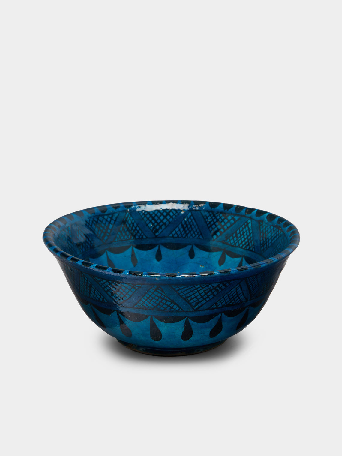 Antique and Vintage - 1950s Persian Ceramic Serving Bowl -  - ABASK - 