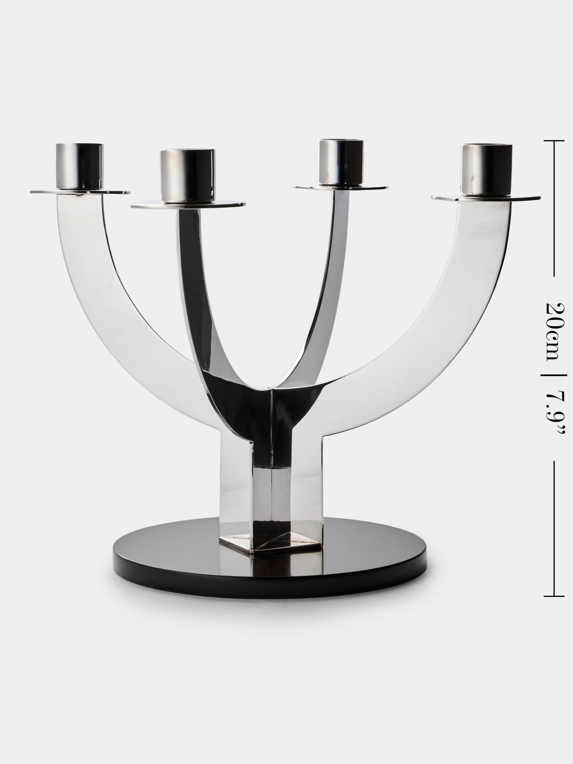 San Lorenzo - 1993 Lella and Massimo Vignelli Sterling Silver Candelabra - Silver - ABASK