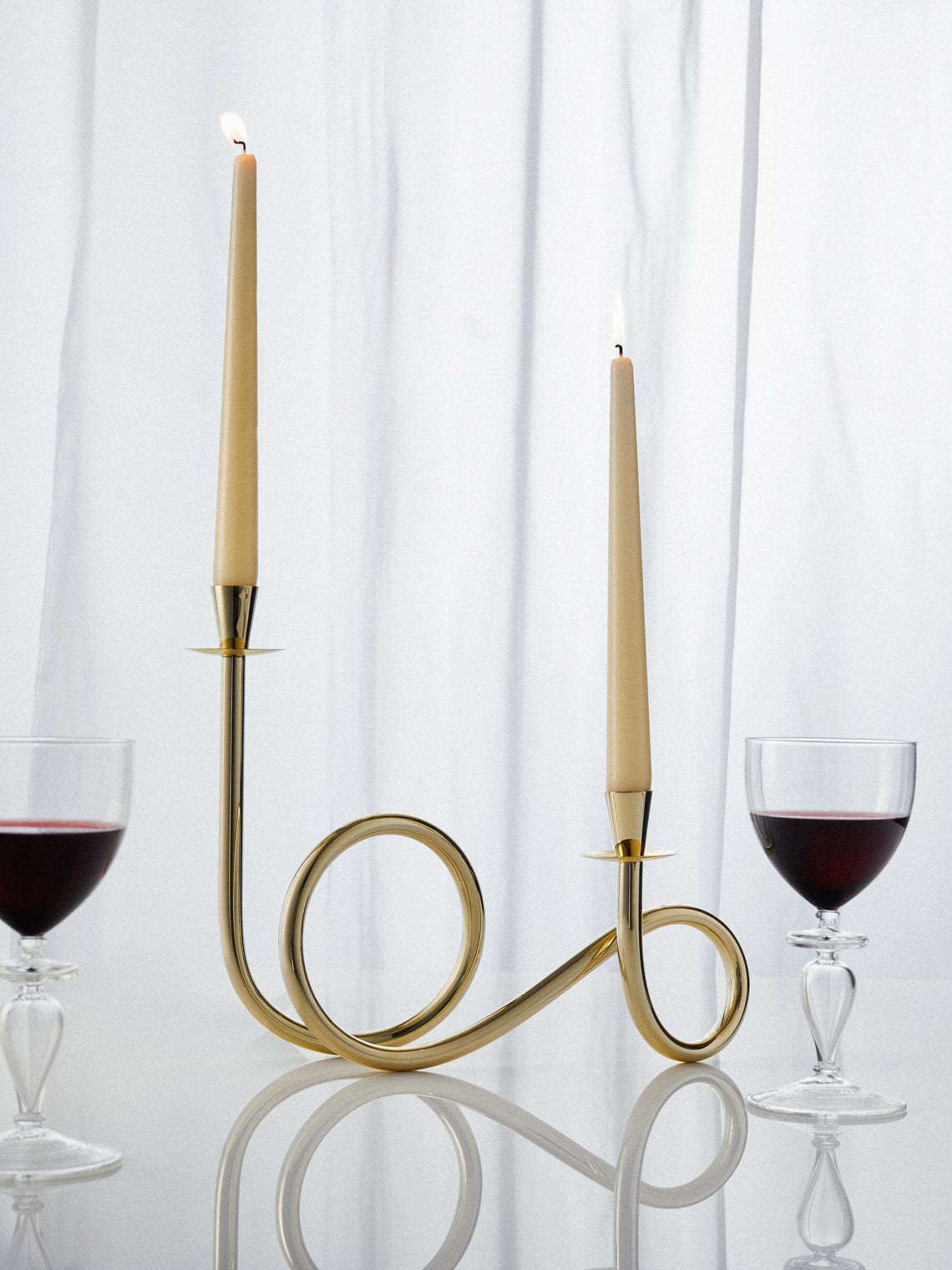 De Vecchi - T8 Brass Candle Holder -  - ABASK
