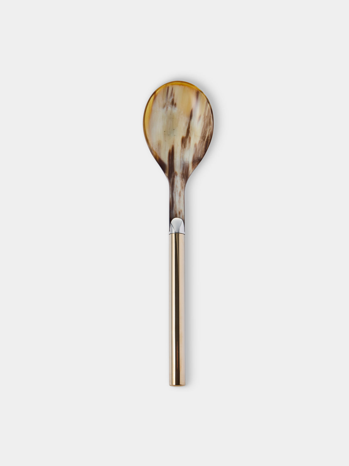 San Lorenzo - 1979 Afra and Tobia Scarpa Sterling Silver and Gold Serving Cutlery in Wooden Box (Set of 5) - Silver - ABASK