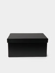Pinetti - Origami Leather Large Storage Box - Black - ABASK - 