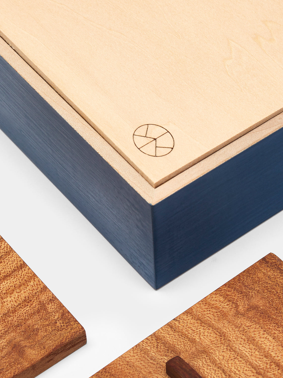 Matthew Kenney - Wood Desk Tidy - Navy - ABASK