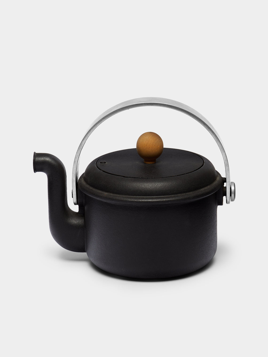 Antique and Vintage - Mid-Century Carl Auböck for Ostovics Culinar Cast Iron Kettle -  - ABASK - 