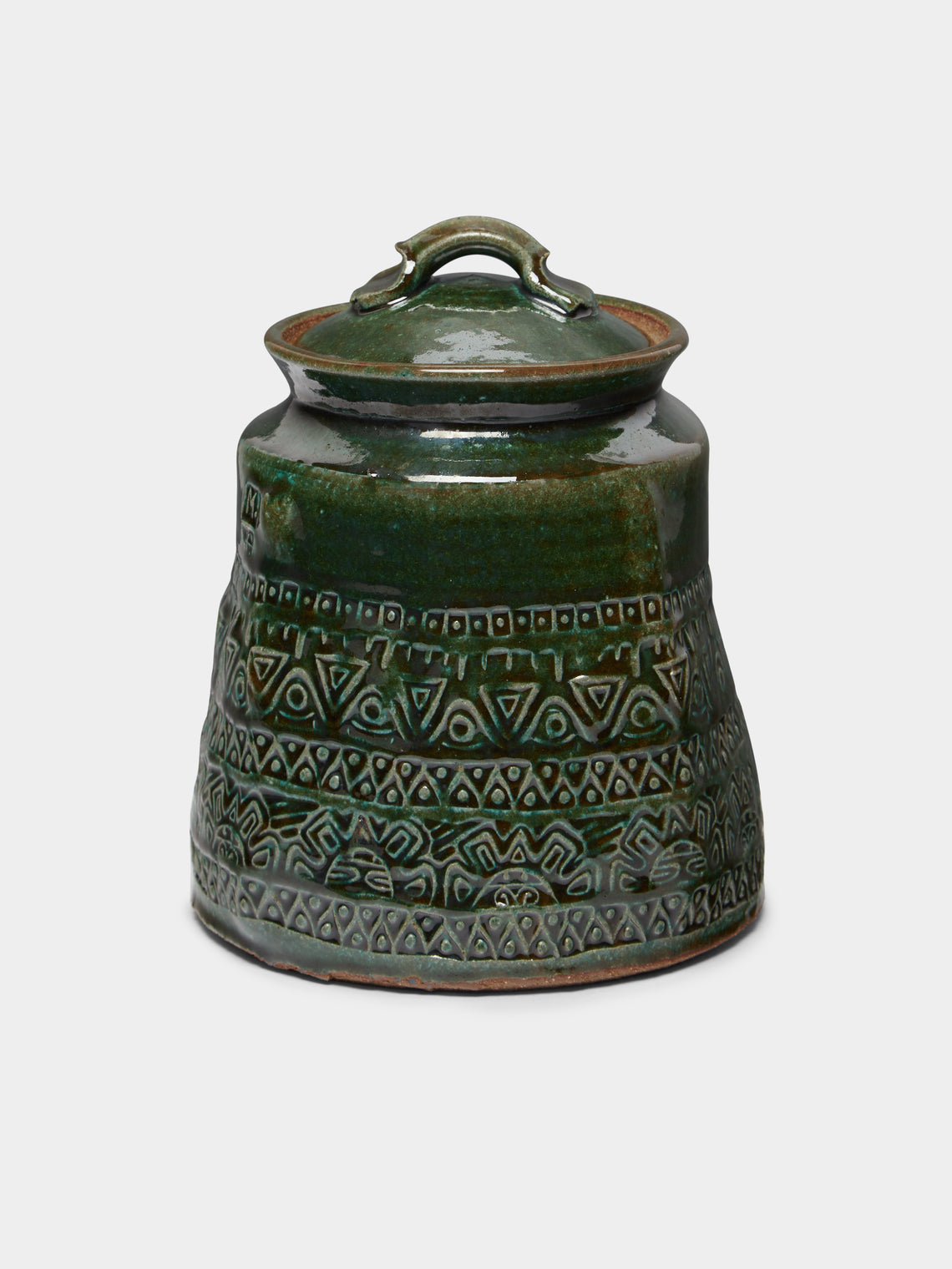 Matthew Foster - Ceramic Patterned Lidded Jar -  - ABASK - 