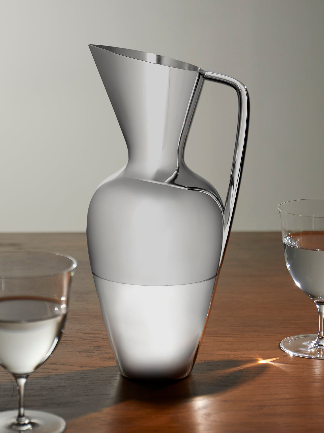 Christofle - Affinités Silver and Steel Water Pitcher - Silver - ABASK