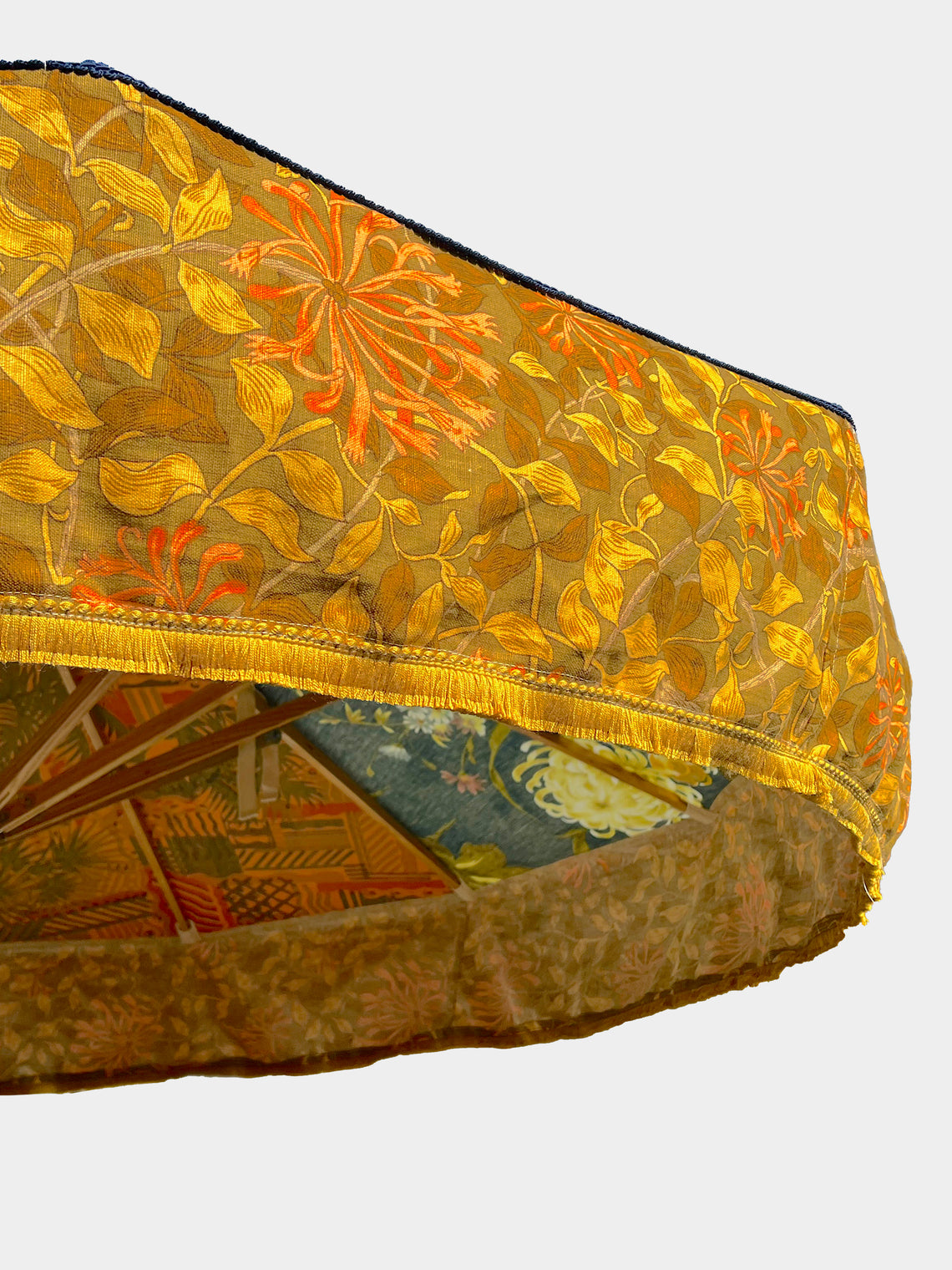 Sunbeam Jackie - Sevilla Vintage-Cotton Parasol - Blue - ABASK