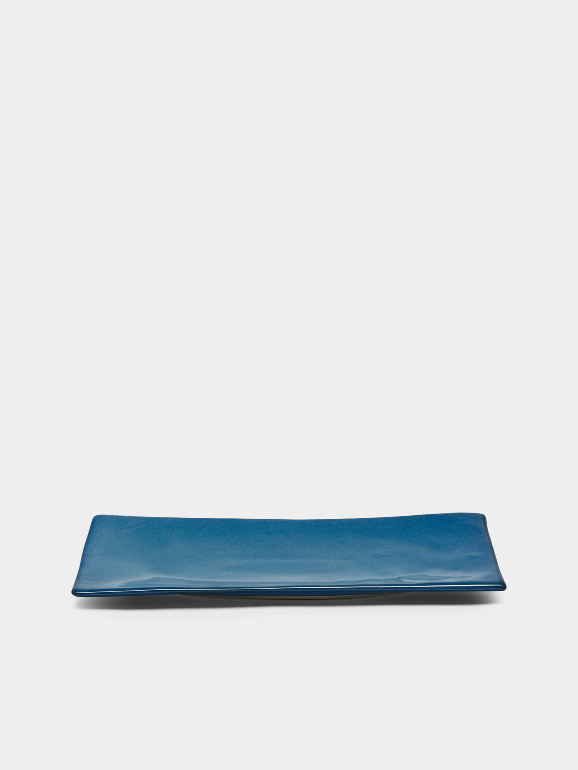 Mervyn Gers Ceramics - Hand-Glazed Ceramic Short Rectangular Sushi Plates (Set of 4) -  - ABASK