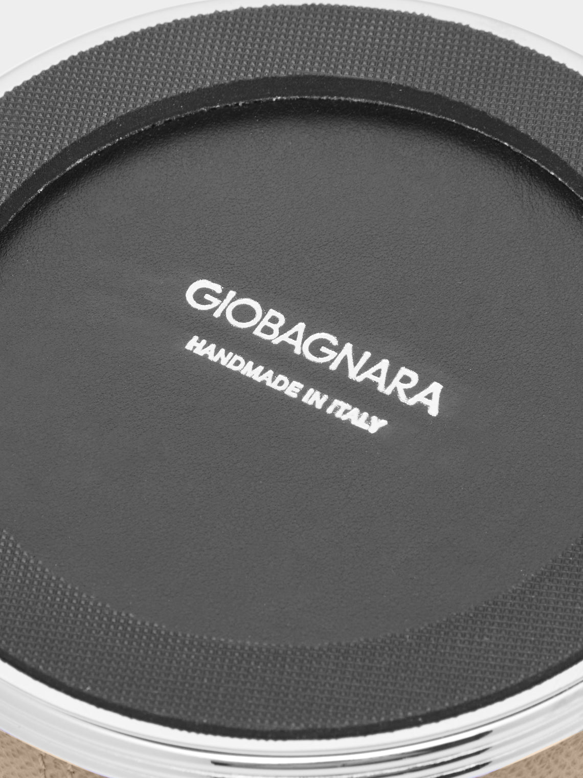 Giobagnara - Amalfi Leather Large Box - Taupe - ABASK
