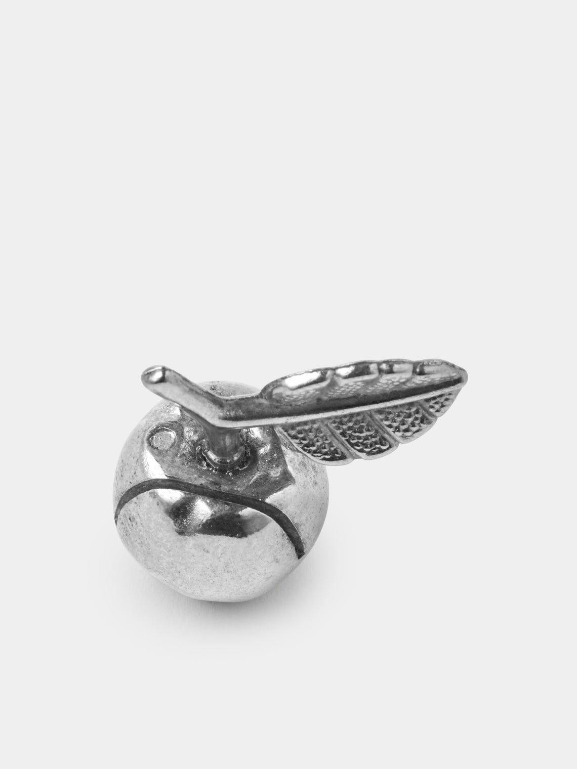 Antique and Vintage - Mid-Century Silver-Plated Fruits Place Card Holders (Set of 8) - Silver - ABASK