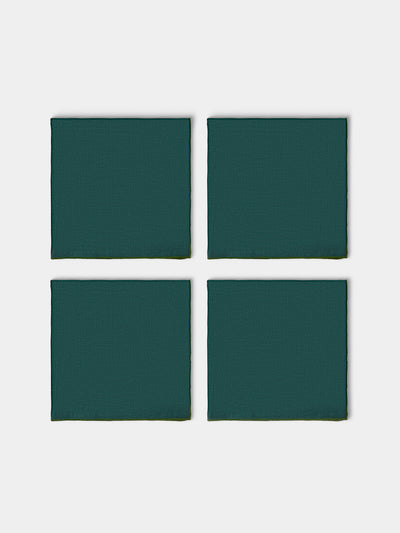 Borgo delle Tovaglie - Filo Linen Extra Large Napkins (Set of 4) - Green - ABASK - 