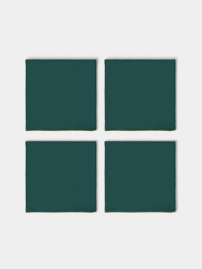 Borgo delle Tovaglie - Filo Linen Extra Large Napkins (Set of 4) - Green - ABASK - 