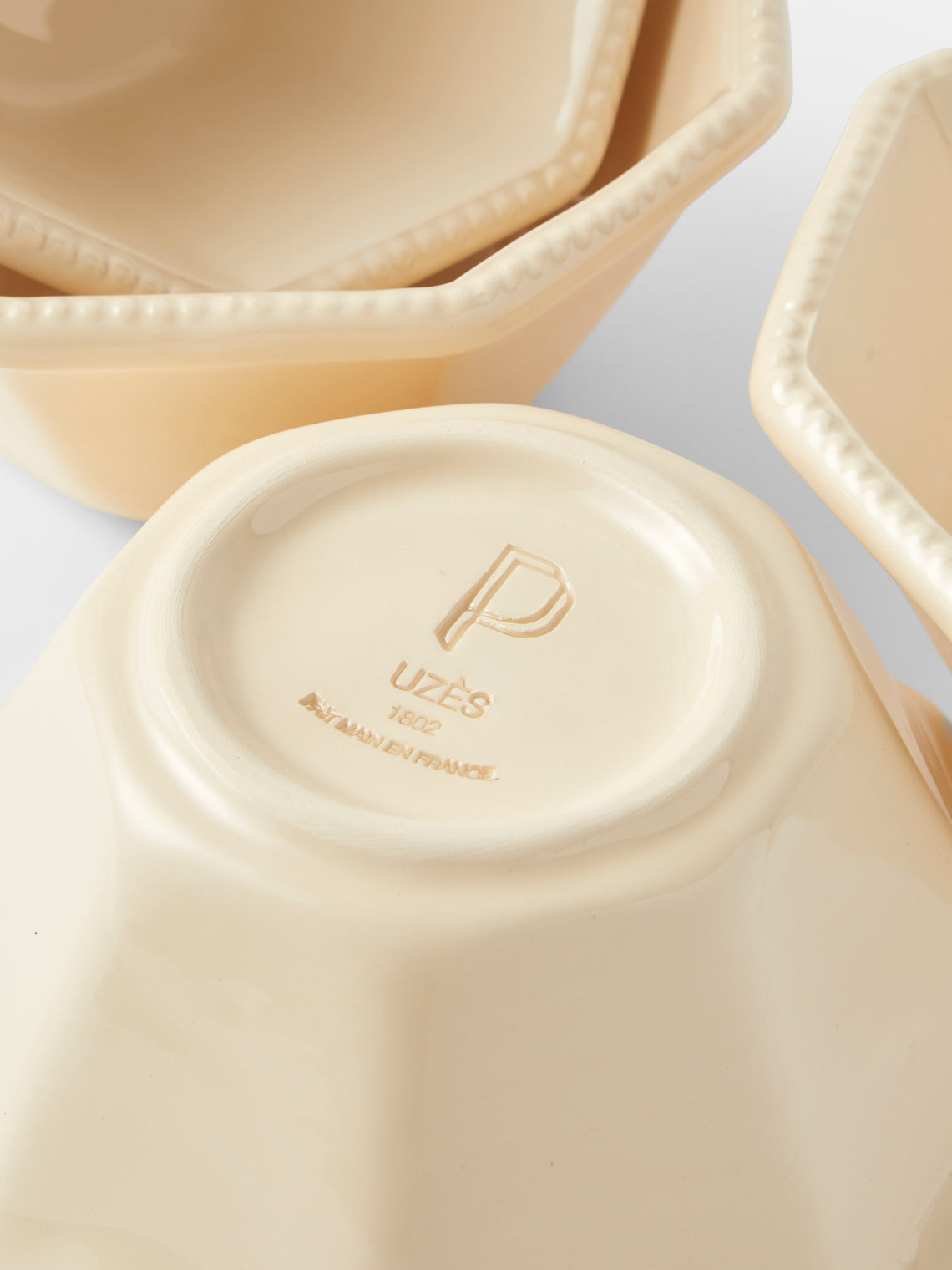 Maison Pichon Uzès - Louis XVI Hand-Glazed Ceramic Bowls (Set of 4) - White - ABASK