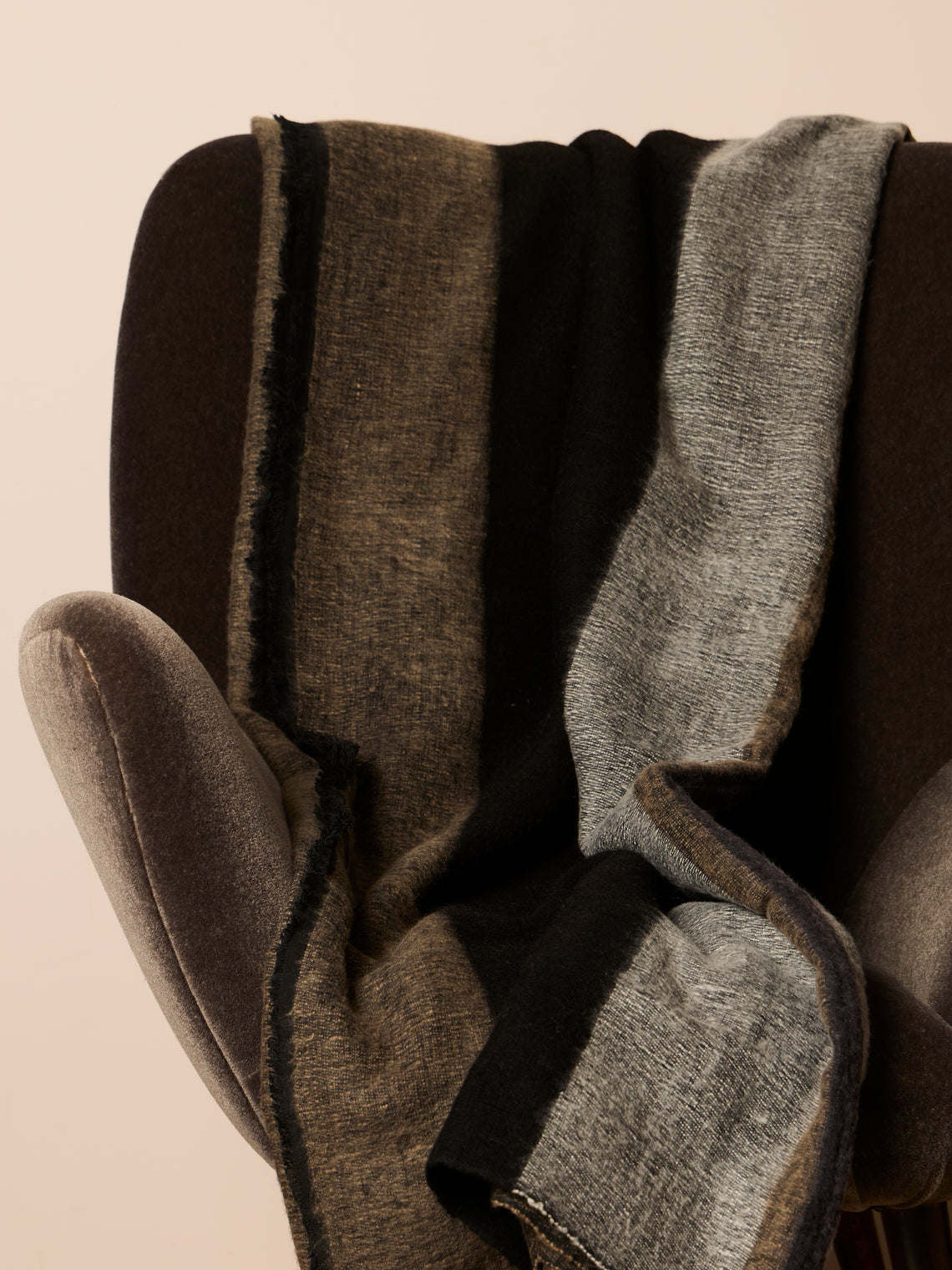 Denis Colomb - Hokkaido Ulliman Cashmere and Cotton Blanket (79in/2m) - Gray - ABASK