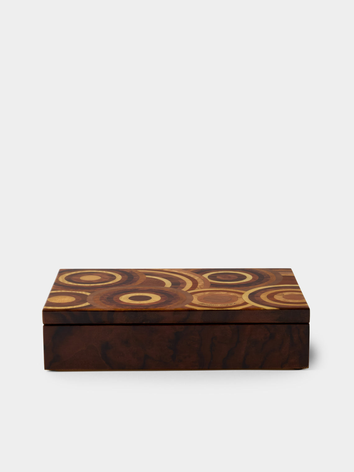 Mastellone Giuseppe - Wood Inlay Jewelry Box - Brown - ABASK - 