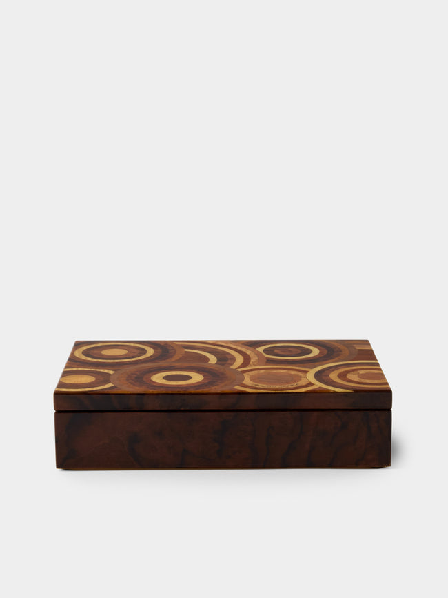 Mastellone Giuseppe - Wood Inlay Jewelry Box - Brown - ABASK - 