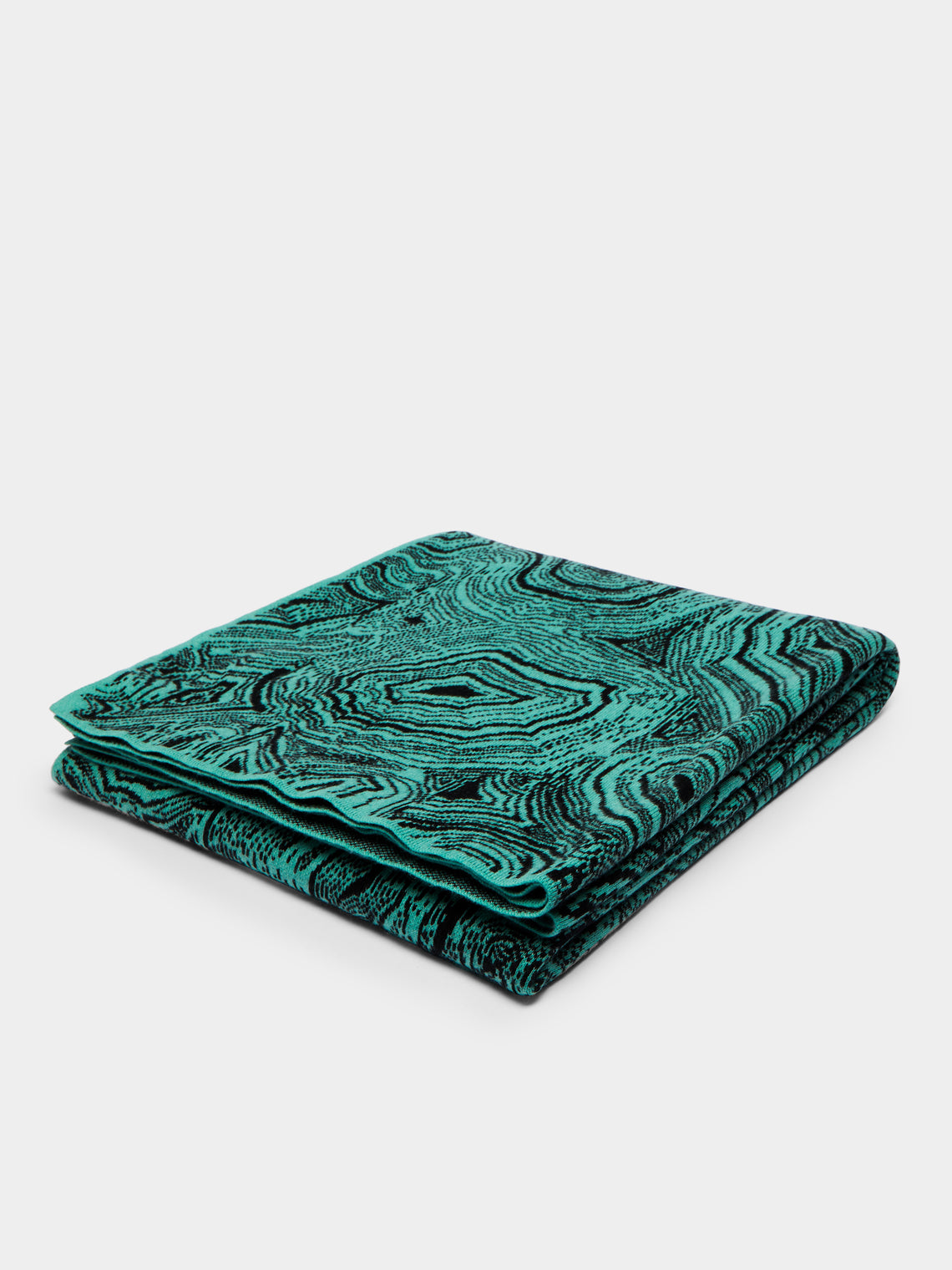 Saved NY - Malachite Cashmere King-Size Bedspread -  - ABASK