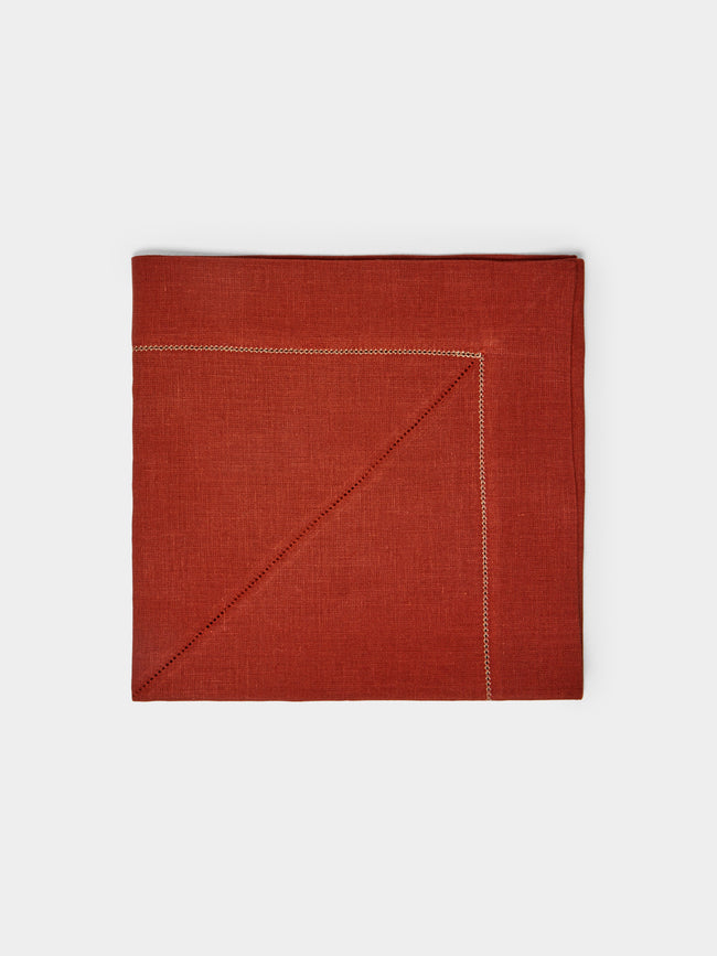 Peter Speliopoulos Projects - Hem-Stitch Linen Napkins (Set of 4) -  - ABASK - 