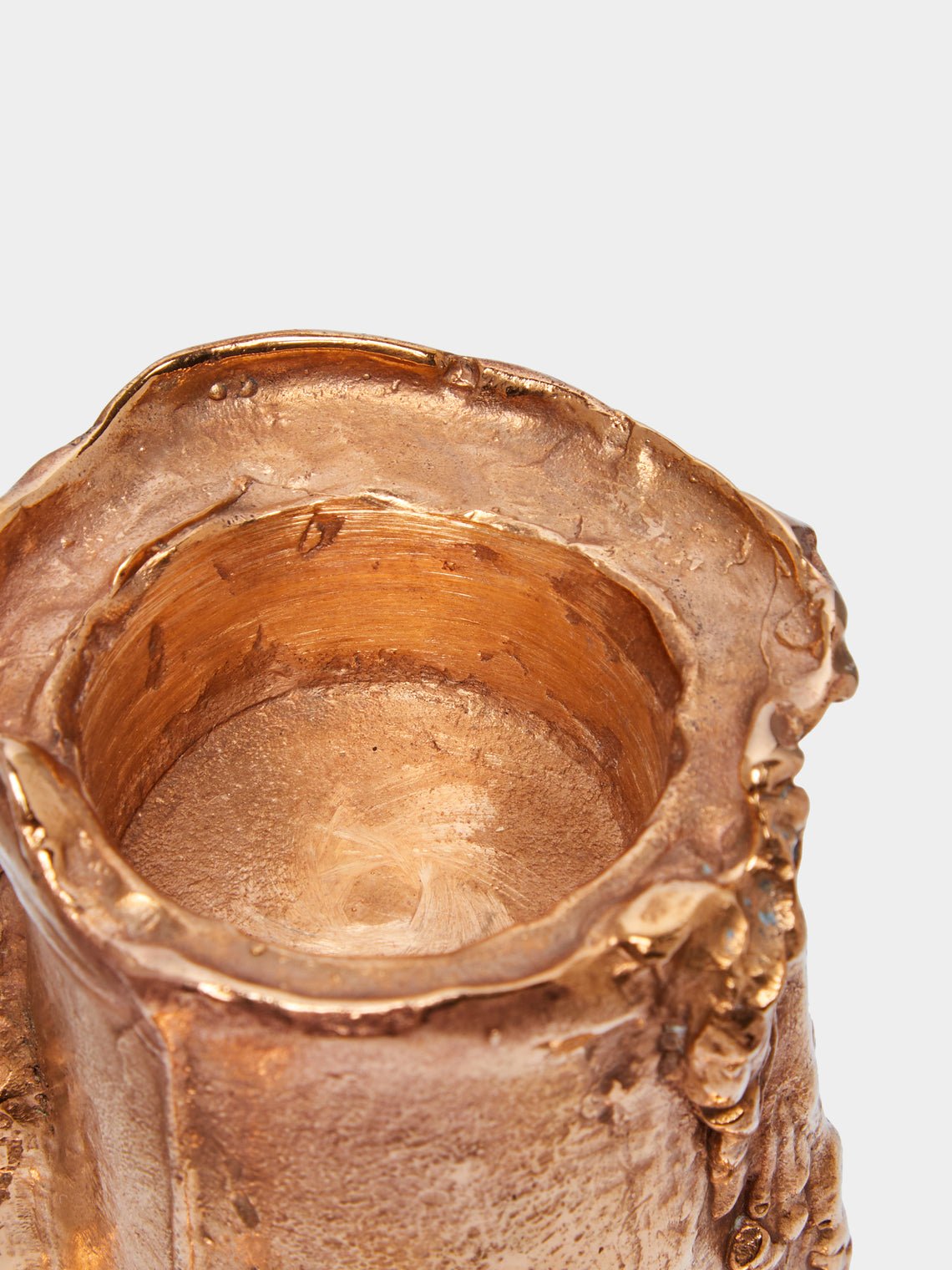 Osanna Visconti - Melted Hand-Cast Bronze Candle Holder -  - ABASK