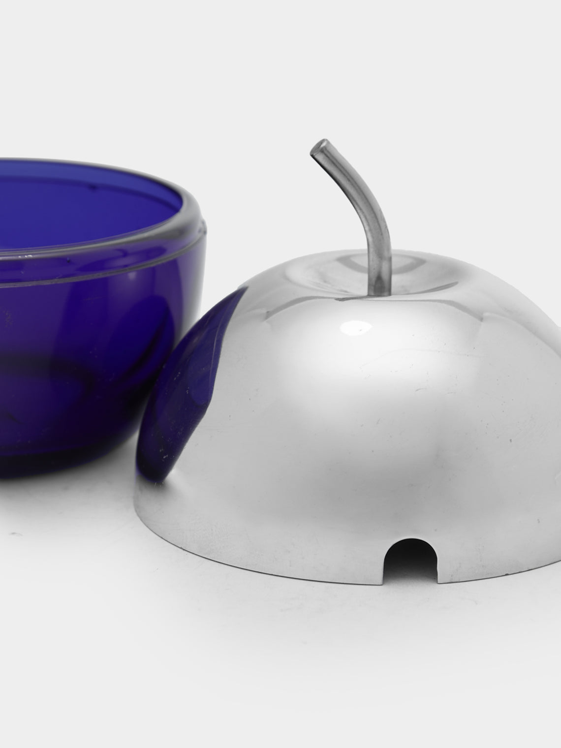 Antique and Vintage - 1970s Silver-Plated Apple Serving Dish -  - ABASK