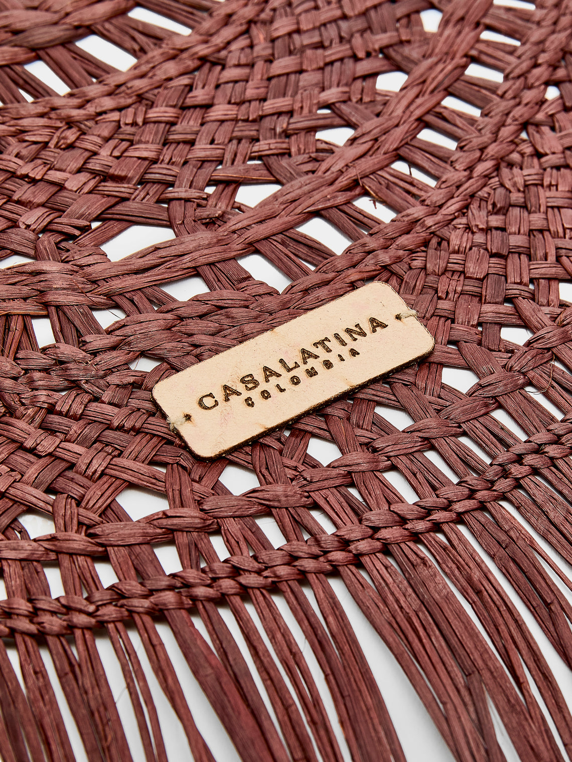 CasaLatina - Flecos Handwoven Werregue Palm Placemats (Set of 4) - Brown - ABASK