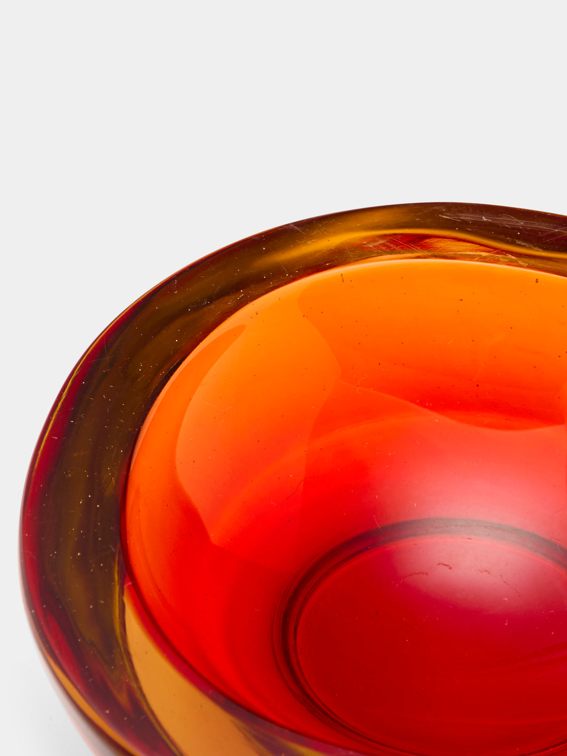 Antique and Vintage - Mid-Century Flavio Poli Murano Glass Ashtray -  - ABASK