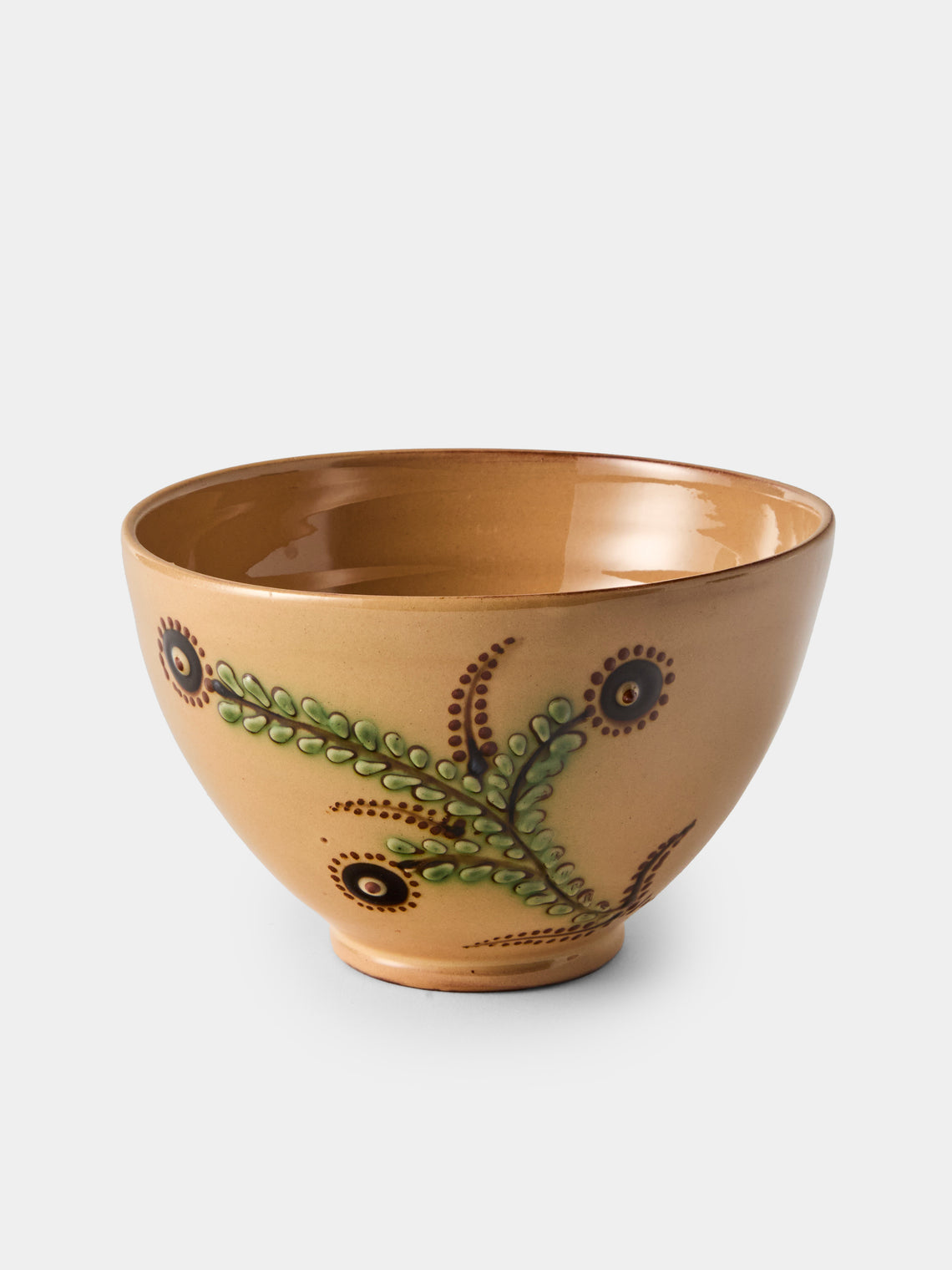 Poterie d’Évires - Flowers Hand-Painted Ceramic Grand Bowls (Set of 4) - Multiple - ABASK