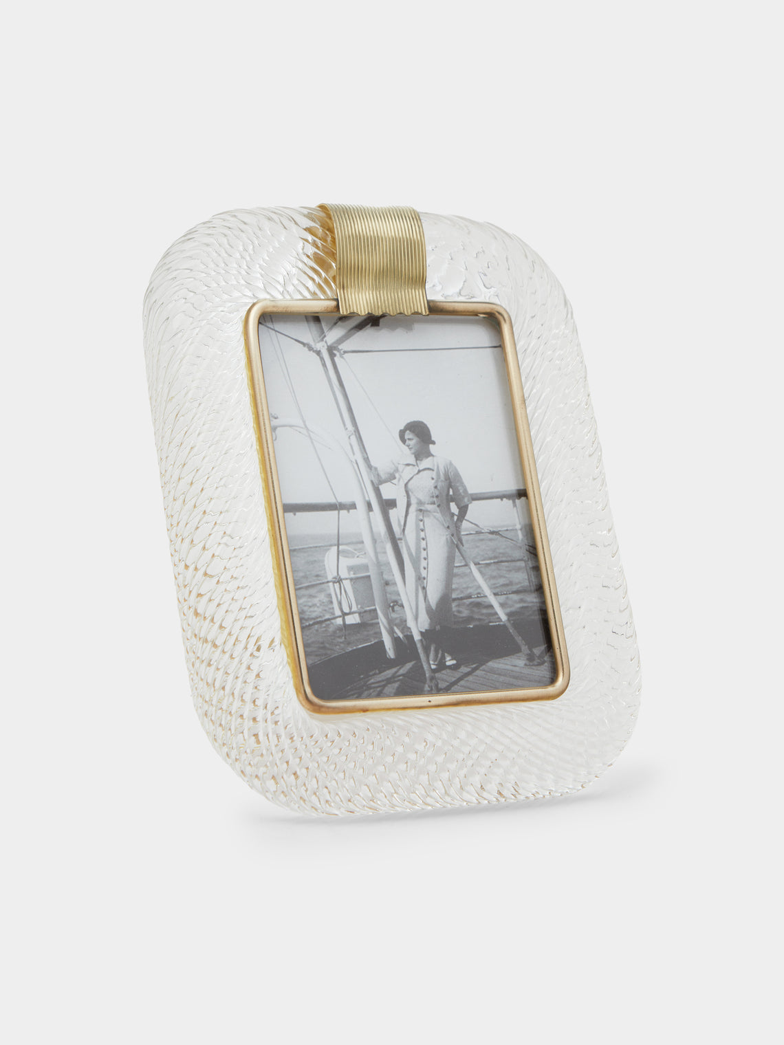 Antique and Vintage - Mid-Century Murano Glass Photo Frame -  - ABASK - 