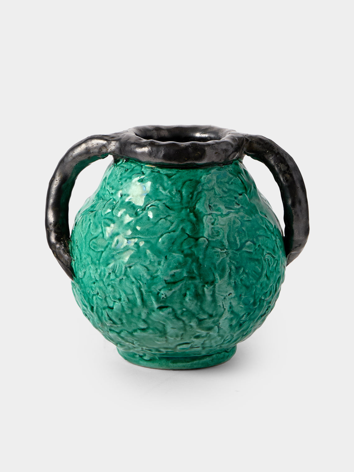 Antique and Vintage - MID CENTURY JEROME MASSIER VASE - Green - ABASK - 