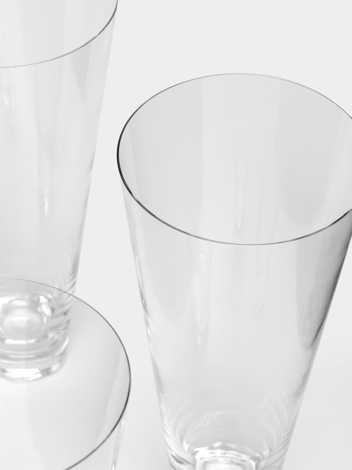 Deborah Ehrlich - Hand-Blown Crystal Pilsner Glasses (Set of 4) -  - ABASK