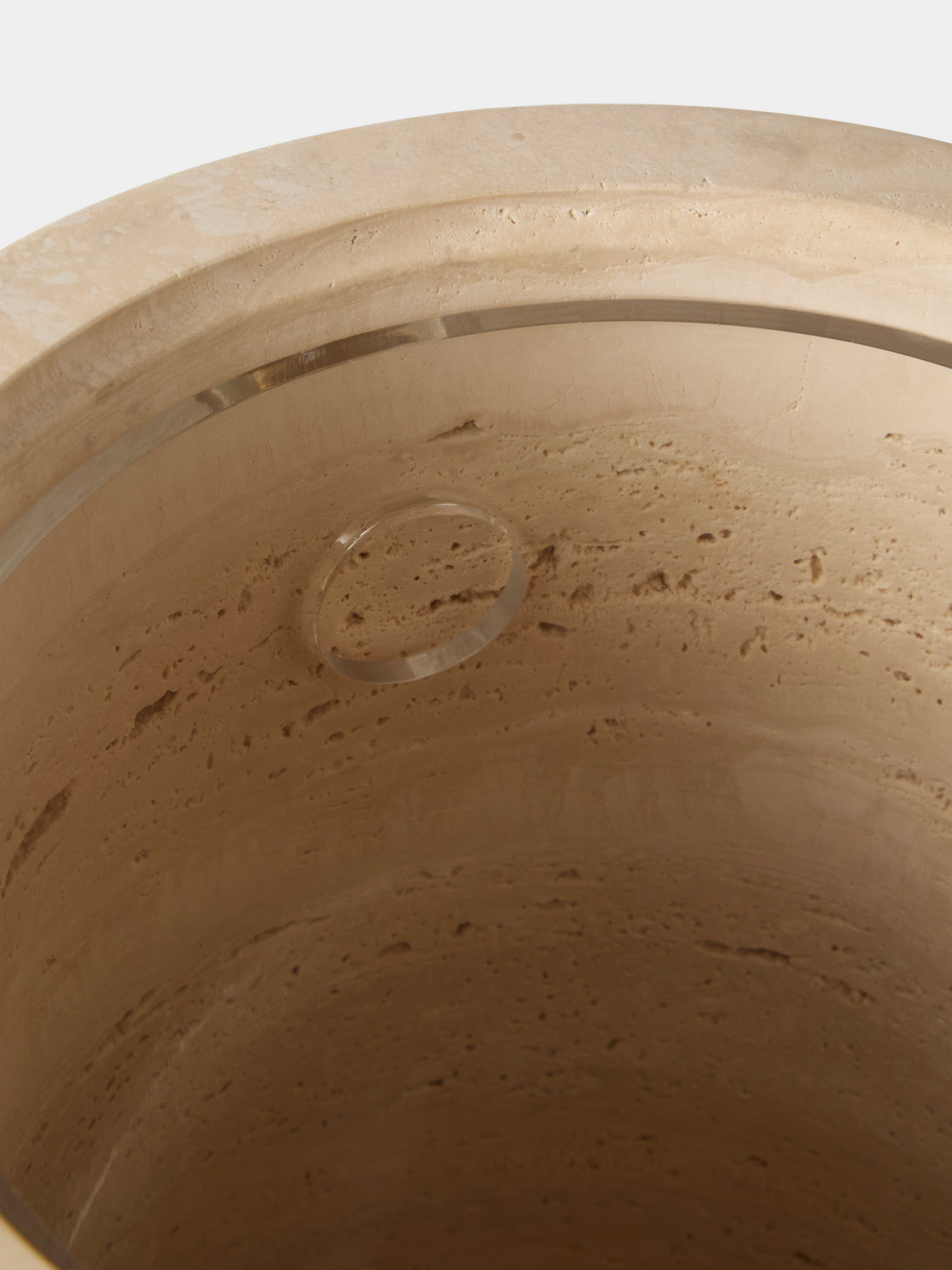 Pigment France - Courbet Leather and Rattan Wastepaper Bin - Brown - ABASK