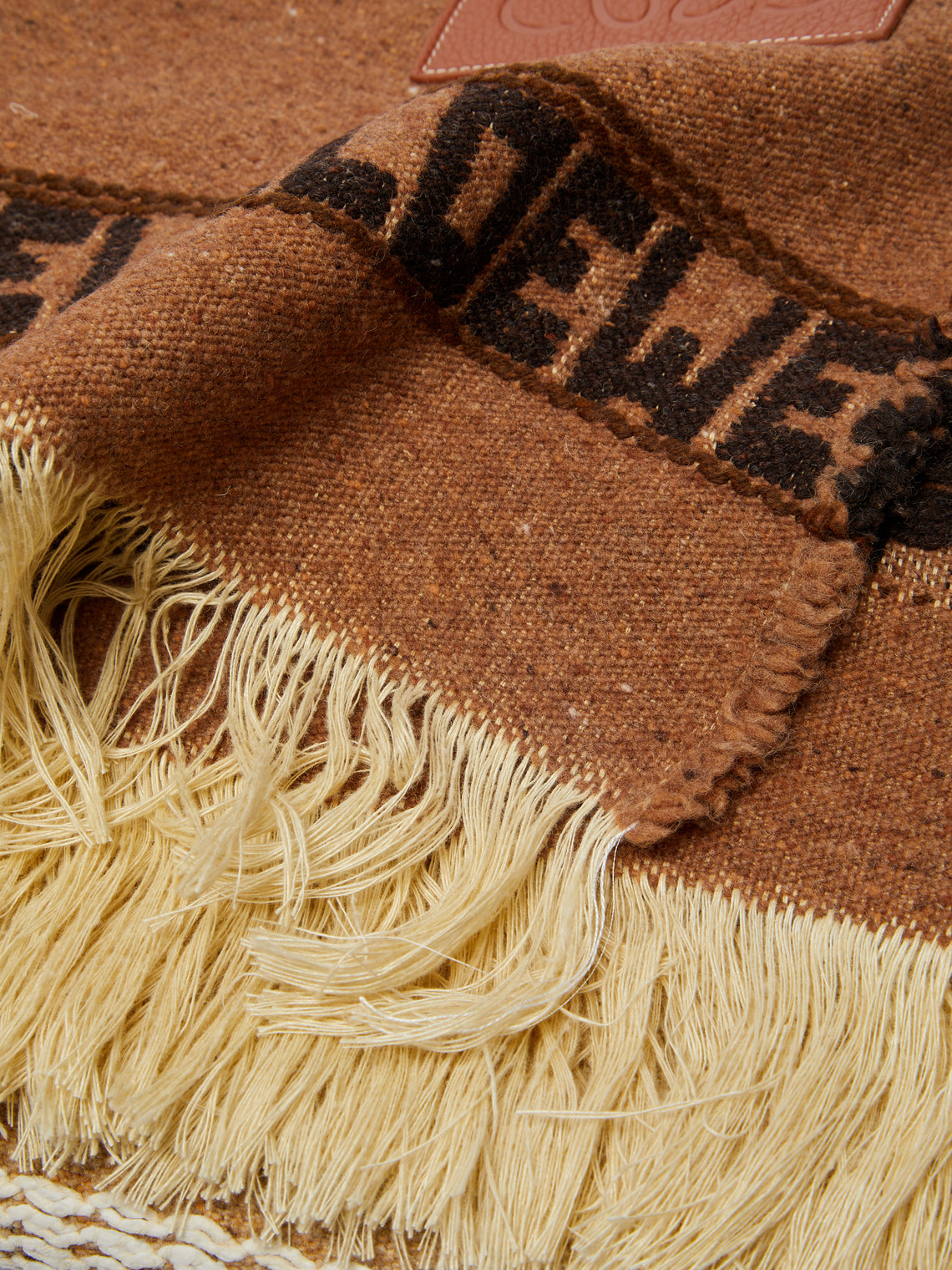 Loewe Home - Wool and Linen Striped Blanket -  - ABASK