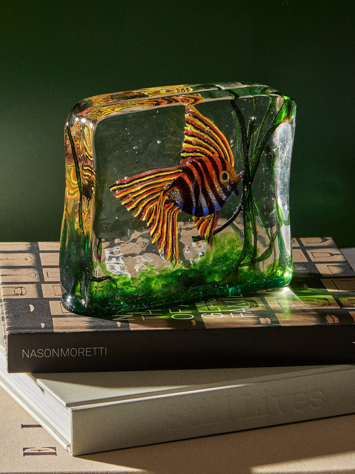 Antique and Vintage - 1950s Murano Glass Fish Paperweight - Multiple - ABASK