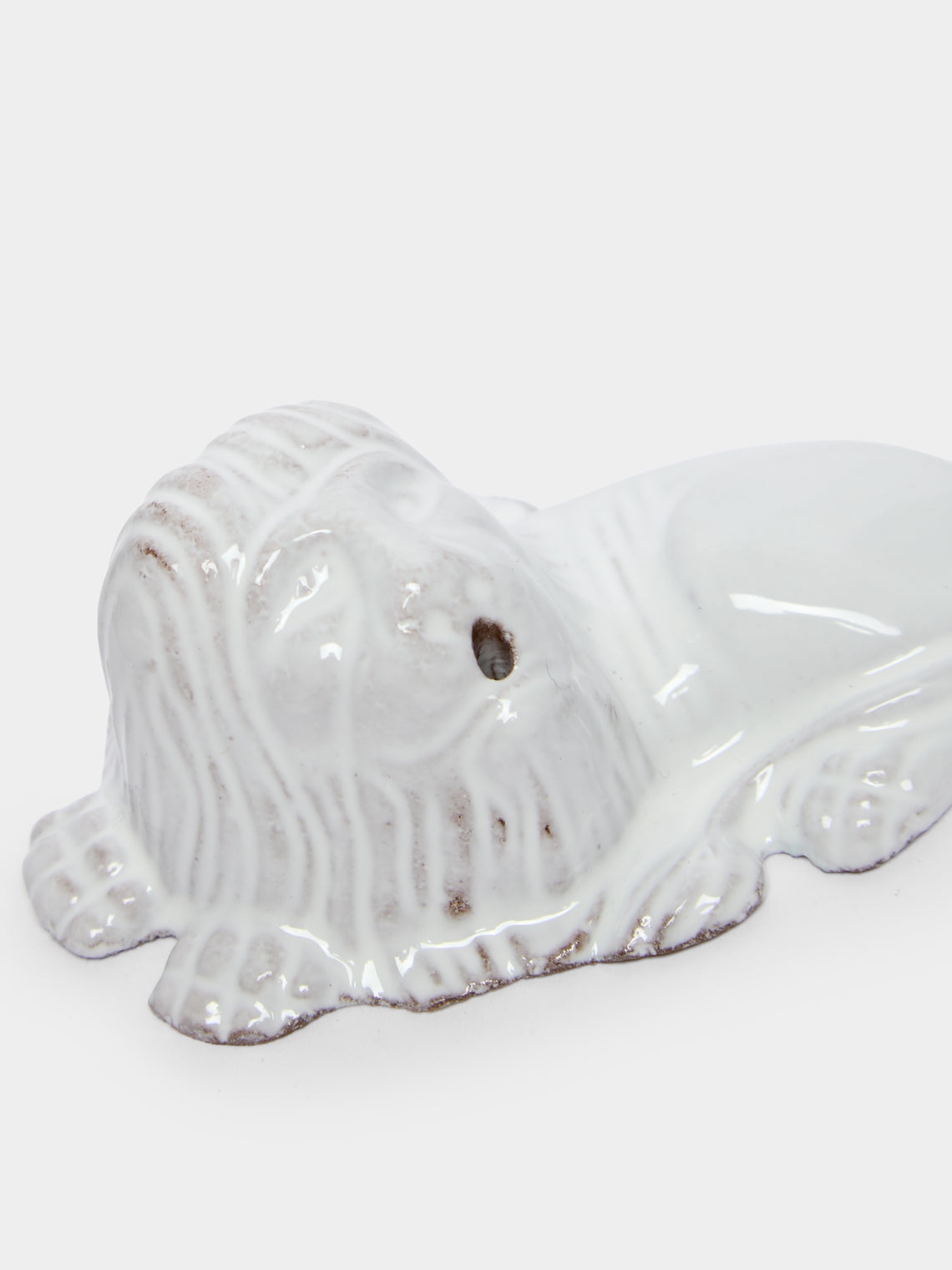 Astier de Villatte - Lion Hand-Glazed Ceramic Incense Holder -  - ABASK