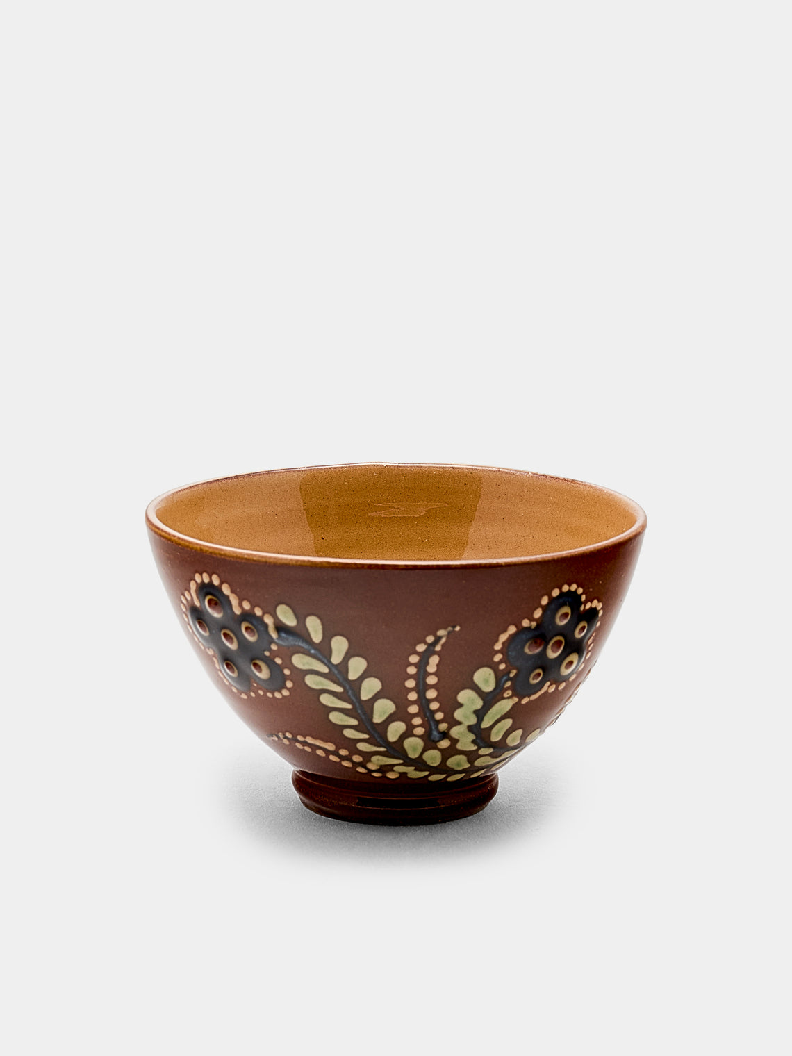 Poterie d’Évires - Flowers Hand-Painted Ceramic Petit Bowls (Set of 6) - Multiple - ABASK