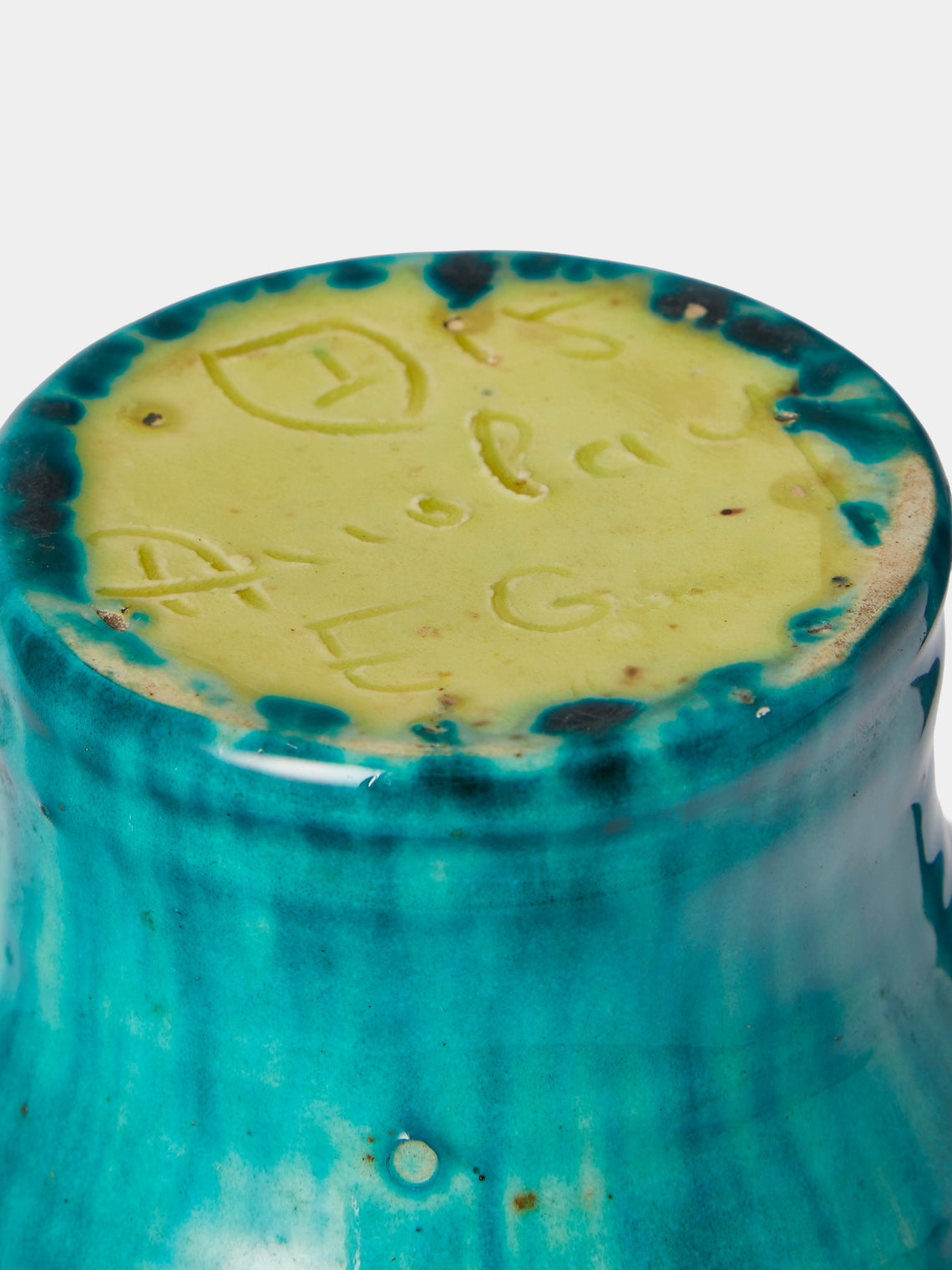 Antique and Vintage - 1950s Accolay Vase - Blue - ABASK