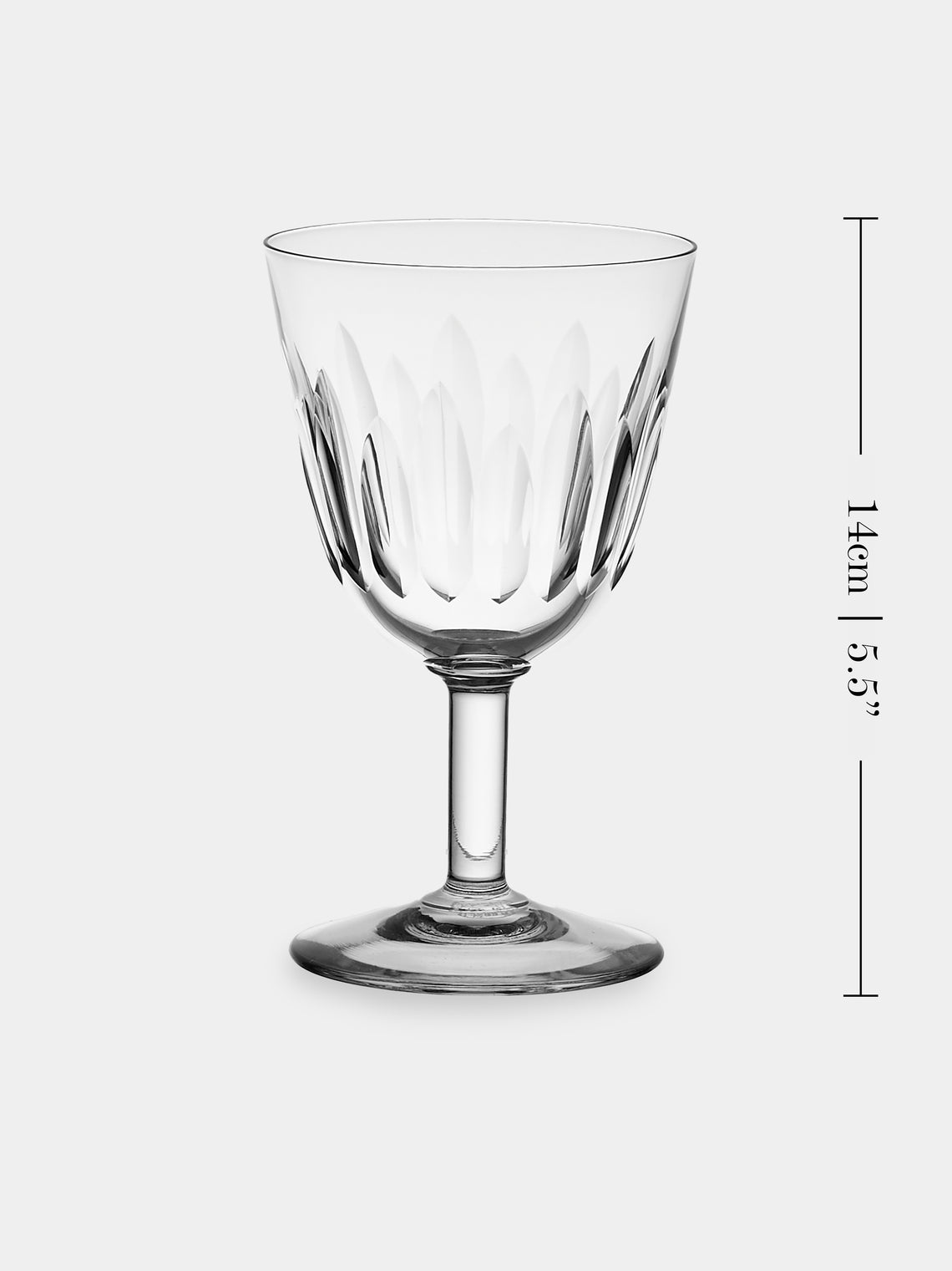 Antique and Vintage - Mid-Century Baccarat Casino Crystal Wine Glasses (Set of 18) - Clear - ABASK