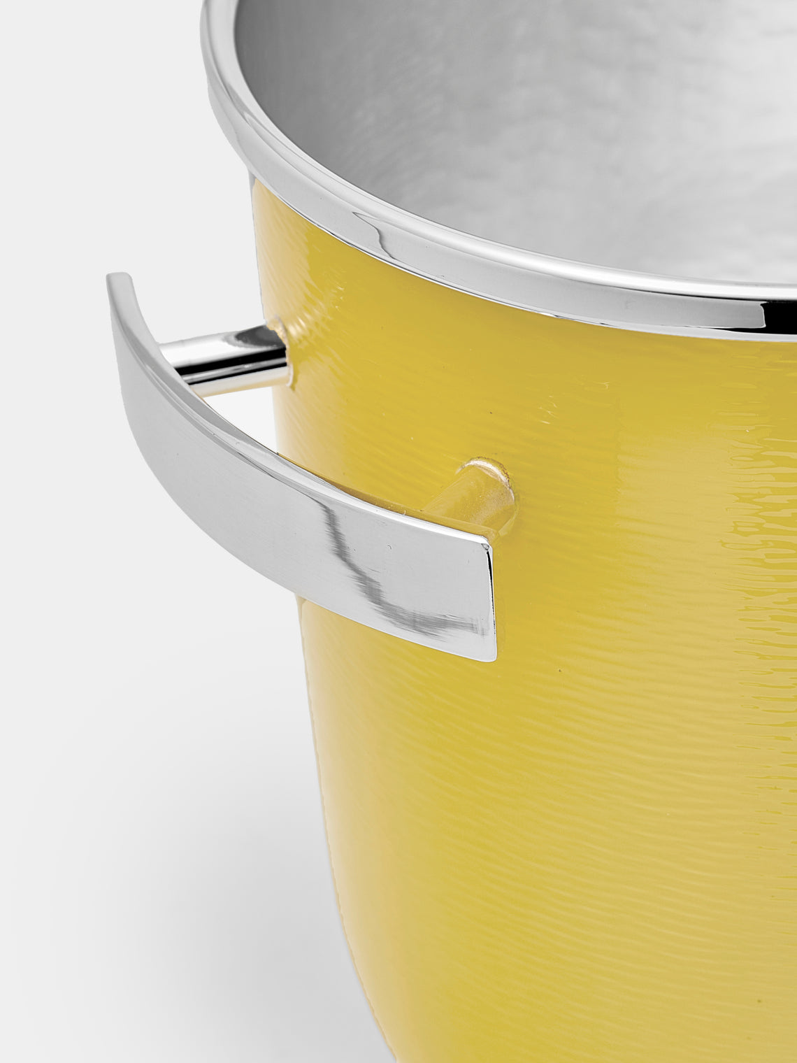 Zanetto - Avant Garde Enamelled Silver-Plated Champagne Bucket -  - ABASK