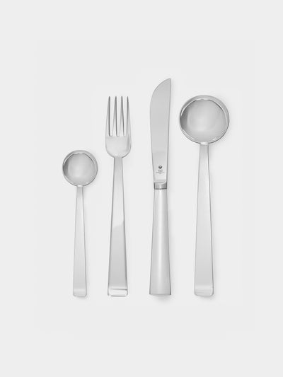 Wiener Silber Manufactur - Josef Hoffmann 135 Silver-Plated Dinner Cutlery (Set of 4 Pieces) - Silver - ABASK - 