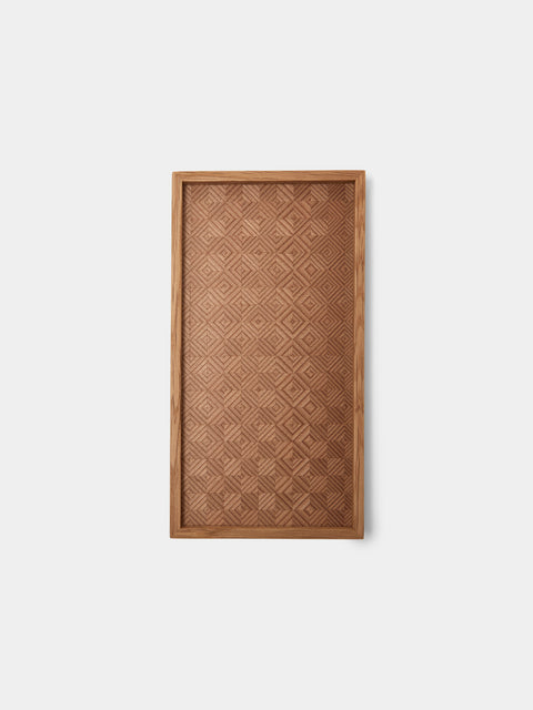Mori Kougei - Japanese Cedar Tray (8in/21cm) - Brown - ABASK - 